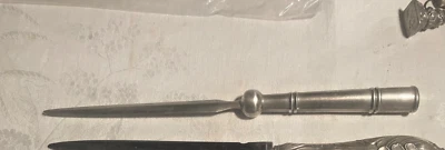 coupe papier en argent avec  sceau initiales BBV - Photo 1/4