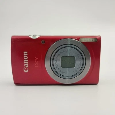 Canon IXY 160 IXUS 165 PowerShot ELPH 165 Digital Camera red red Used Tested JP - Image 1 of 4