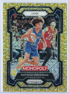 2024 Panini Prizm Monopoly WNBA 62 Natisha Hiedeman Gold Millionaire Shimmer - Picture 1 of 2