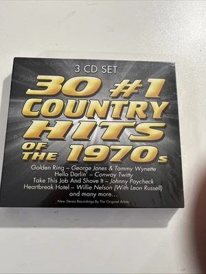 30 #1 COUNTRY HITS OF THE 1970S - V/A -  3 CD - **BRAND NEW & SEALED** Foto 1 de 2