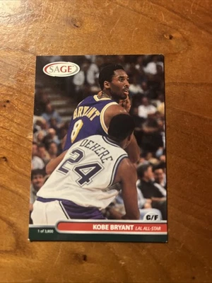 Kobe Bryant LA Lakers 1999 SAGE RC #9 /3800 HOF ROOKIE - Image 1 of 4