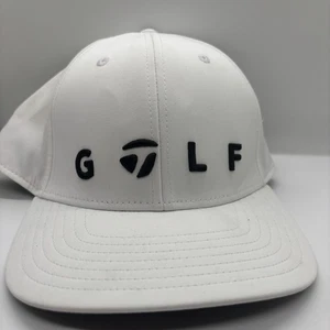 TaylorMade Lifestyle Logo Golf Hat - SnapBack - White - Picture 1 of 4