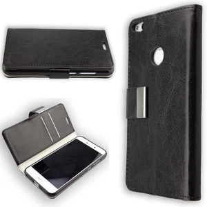 caseroxx Bookstyle-Case per Huawei P8 Lite 2017 / P9 Lite 2017 in nero fatto di  - Foto 1 di 4