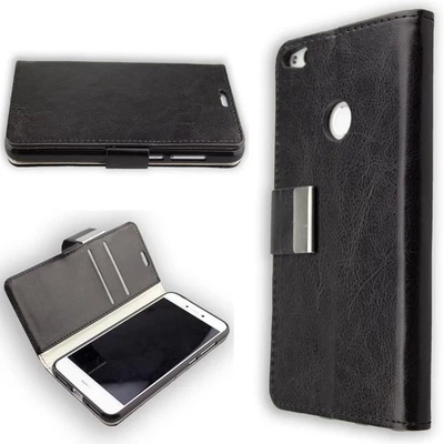 caseroxx Bookstyle-Case per Huawei P8 Lite 2017 / P9 Lite 2017 in nero fatto di  - Immagine 1 di 4