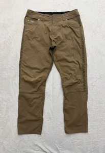 Pantalones de mezclilla Kuhl para hombre 34x32 marrón radical senderismo aire libre elásticos sendero ropa de trabajo - Imagen 1 de 21