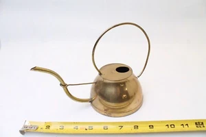 Antique Vintage Brass Watering Water Pot Can - Broken Handle Weld - Picture 1 of 5