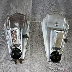 Par de combinaciones de accesorios de luz y salida de apliladores Art Deco - Imagen 1 de 17