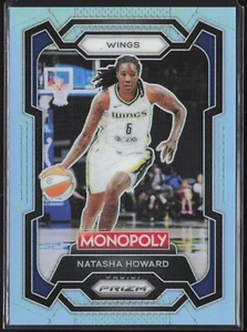 2024 Panini WNBA Monopoly Prizm Natasha Howard azul claro #/199 #49 alas - Imagen 1 de 2