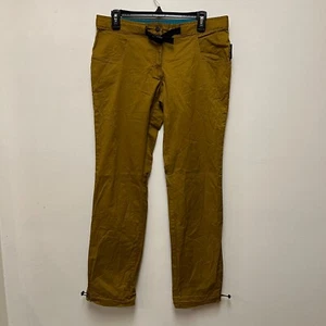 Five Ten 5.10 Women's 32x30 Cinch Cuff Hiking Pants Belted Rock Climbing Yellow - Picture 1 of 8