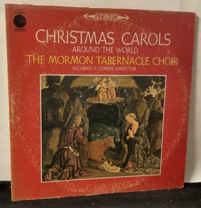 A66 Mormon Tabernacle Choir: Christmas Carols Around The World, 1976 Columbia LP - Imagen 1 de 4
