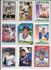 Dave Parker plus 8 more Brewers baseball card lot - Picture 1 of 1