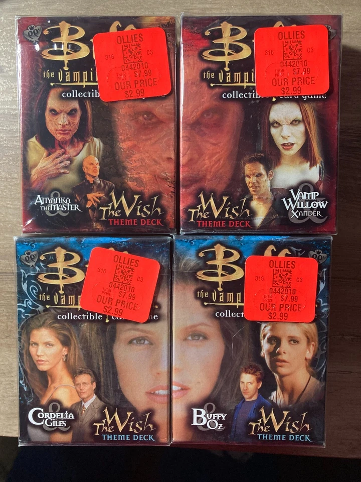 Buffy the Vampire Slayer CCG TCG The Wish 4 Theme Decks Set FACTORY SEALED - Image 1 of 2