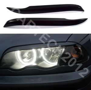 Se adapta a BMW E46 Serie 3 1998-2004 Faros Cejas , ABS Plástico , tuning - Imagen 1 de 3