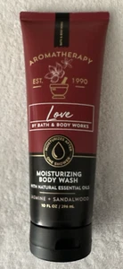 Bath & Body Works Aromatherapy LOVE Jasmine + Sandalwood Moisturizing Body Wash - Picture 1 of 2