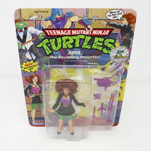 Tortugas Ninja Adolescentes Mutantes 1992 TMNT Abril O'Neil el Reportero Encantador Sin usar, en caja - Imagen 1 de 9