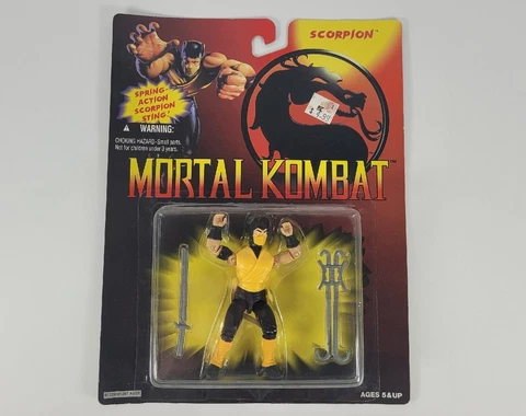 Mortal Kombat 1994 Hasbro Scorpion Figure NEW Cover