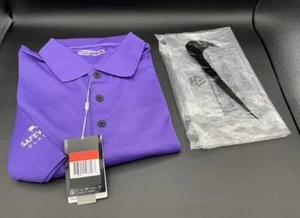 NIKE GOLF Men's FITDRY Short Sleeve POLO Shirt Size L Purple ~ Portland Classic - Picture 1 of 13