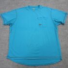 Ariat Rebar T Shirt Mens Xxl Blue Work Pocket Tee Short Sleeve 2Xl