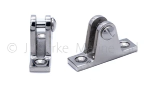 HD Stainless Straight deck hinge boat sprayhood bimini canopy cover fitting - Picture 1 of 3