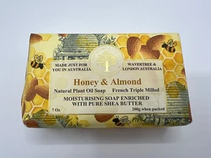 Wavertree & London Australia Honey & Almond Moisturizing Bar Soap W/ Shea 7oz - Picture 1 of 3