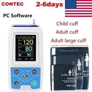 Misuratore di pressione sanguigna + Holter 24h nuovo con scatola con 3 polsini - Foto 1 di 12