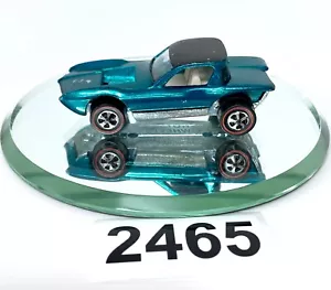 Hot Wheels Vintage Redline 1968 Aqua Python - Mattel - Nice Car White Interior - Picture 1 of 2