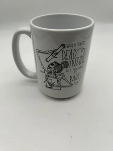 Kaffeebecher "When You're Dead Inside But Have To Bake" Skelett 11oz - Bild 1 von 4