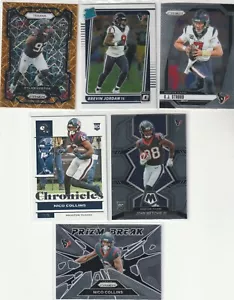 Houston Texans Lot of 5 C.J. Stroud Nico Collins Prizm, Mosaic - Picture 1 of 2