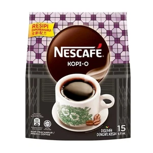 Nescafe 2 in 1 KOPI-O 15 Sticks Instant Schwarz Kaffee Premium - KOSTENLOSER VERSAND - Bild 1 von 8