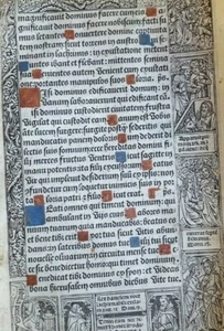 Book of Hours Paris, Pigouchet, Vostre, Engraving, Figures Original circa 1500 - Bild 1 von 11