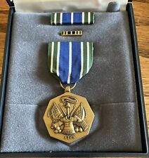 Vintage US Military Achievement Award Medal & Ribbon ~ Original Case