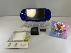 Sony PSP-1000MB PSP 1000 Metallic Blau Konsole mit Akku getestet 1 Tag Versand - Bild 1 von 23