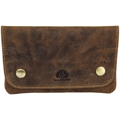 Greenburry Vintage Leder Tabacco Case Tabaketui Tabaktasche Tabakbeutel 1644-25