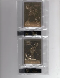 BRETT KEISEL Super Bowl XL 22kt Gold Cards Pittsburgh Steelers Danbury Mint - Picture 1 of 2