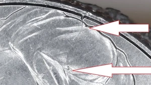 2025-P Jovita Idar US Mint die break on reverse.  322 - Picture 1 of 7