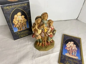 VTG‼ Fontanini Nativity 5" SHEPHERD CHOIR Figure #65182 w/ Box Italy • VG‼ - Picture 1 of 7