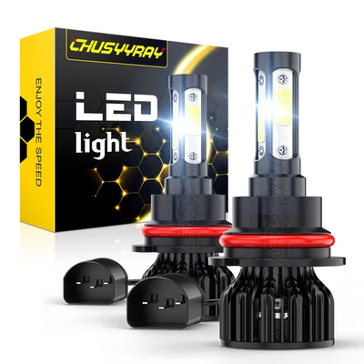 6000K For Mercury Sable 1992-2005 2 X 9007 LED Headlight High/Low Beam Bulbs Kit - Image 1 of 4