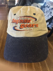 Gorra Saginaw Gears de colección ajustable espalda tostada naranja IHL. Hockey para hombre - Imagen 1 de 4