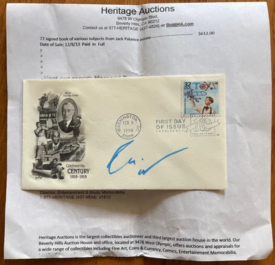 ROBIN WILLIAMS AUTOGRAPHED "CONSTRUCTION TOYS" 1998 FIRST DAY COVER FDC ENVELOPE - Image 1 of 2