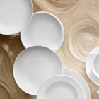 Pillivuyt Eventail Dinner-Plates 10.25" Coupe Plates High Quality White...