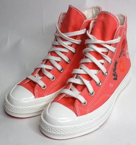 Converse Chuck Taylor All Star Hi Flower "Summer" Embroidery / Womens 8 - Picture 1 of 8