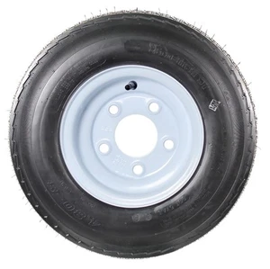 eCustomrim Trailer Tire On Rim 4.80-8 480-8 4.80X 8 8 in Load Range B 5 Lug Hol - Picture 1 of 9
