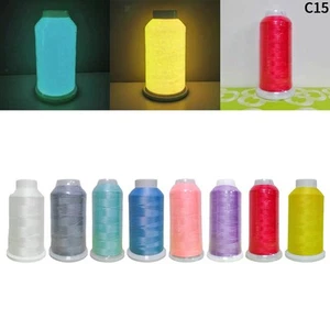 Glow in The Dark Embroidery Machine Thread Polyester for Embroidery Music - Picture 1 of 32