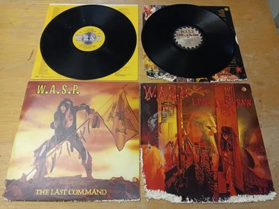 W.A.S.P. WASP 2 LP lot Original 80's Metal TOP GRADE EX Vinyl, Terrible G Jacket Foto 1 de 4