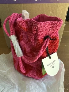 Bolso cubo Kate Spade X Target clásico rosa con cuentas - rosa/rojo - Imagen 1 de 3