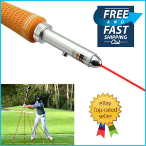 Golf Swing Training Corrector Laser Tool Plane Trainer Swing Aid Spot Direction