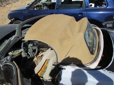 BMW Z4 2003-06 convertible techo blando techo superior tela tostada con vidrio Foto 1 de 4