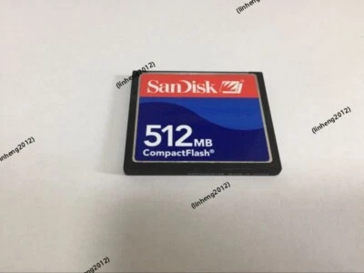 512MB SanDisk CompactFlash CF Memory Card 512MB SDCFJ/SDCFB - Image 1 of 3