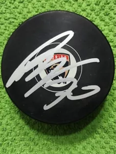 Patric Hornqvist Autographed Signed Logo Puck Florida Panthers - Picture 1 of 1