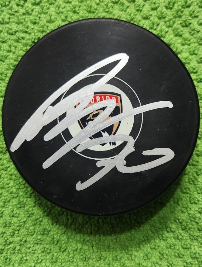 Patric Hornqvist Autographed Signed Logo Puck Florida Panthers - Image 1 of 1